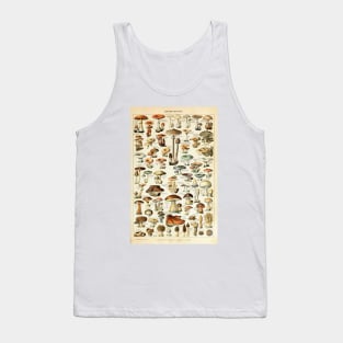 Champignon I Vintage French Mushroom Chart by Adolphe Millot Tank Top